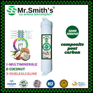 Mr.smith's Su Arıtma Cihazı  Kompozit ( Multi̇mi̇neral-dublealkali̇-coconut ) Filtreli