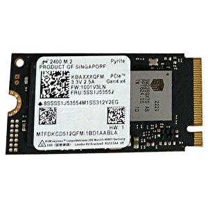 2400 512gb 22x42 M.2 Nvme Ssd