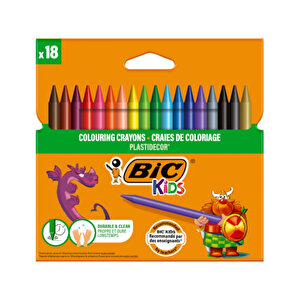 | Plastidecor Pastel Boya Seti, 18 Renk, Elleri Kirletmeyen, Canlı Ve Dayanıklı Renkler