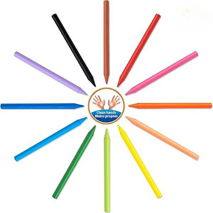 | Plastidecor Pastel Boya Seti, 18 Renk, Elleri Kirletmeyen, Canlı Ve Dayanıklı Renkler