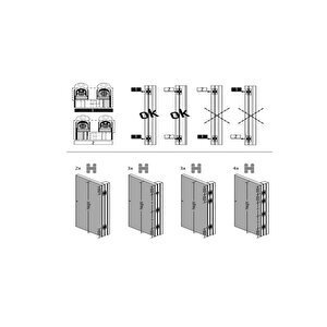 Gizli Menteşe 180x32 Mm Füme Saten Renk