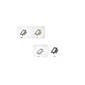 10 Cm Kelebek Meneteşe 2 Bilyalı 3 Mm Mat Antik Bronz