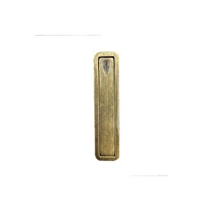 Zxx 980 Sürme Kapı Alından Çekilen Gömme Kulp 32 Mm Antik Sarı Renk