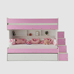 Çeti̇n Ranza Safir Yavrulu Ranza Pembe & Beyaz Çelik Destekli %100 Mdf