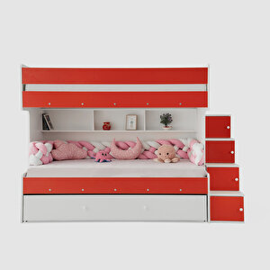 Çeti̇n Ranza Safir Yavrulu Ranza Kırmızı & Beyaz Çelik Destekli %100 Mdf