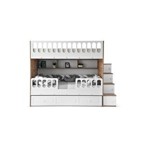 Çeti̇n Ranza Panjur Yavrulu Ranza Beyaz & Ahşap Çelik Destekli Membran Kaplama %100 Mdf