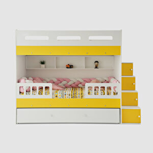 Çeti̇n Ranza Berlin Yavrulu Ranza Sarı&beyaz Çelik Destekli %100 Mdf
