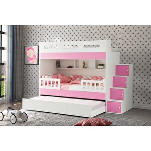 Çeti̇n Ranza Berlin Yavrulu Ranza Pembe&beyaz Çelik Destekli %100 Mdf Pembe Beyaz