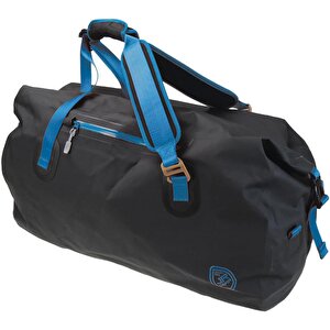 Jr Gear Roll Top Vinyl Duffel Su Geçirmez Spor Çanta 30 Litre-si̇yah-mavi̇