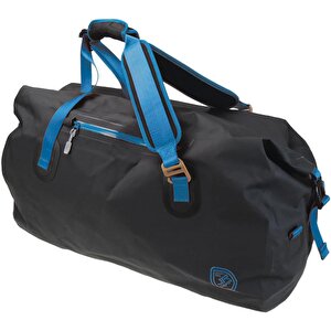 Jr Gear Roll Top Vinyl Duffel Su Geçirmez Spor Çanta 100 Litre-si̇yah-mavi̇