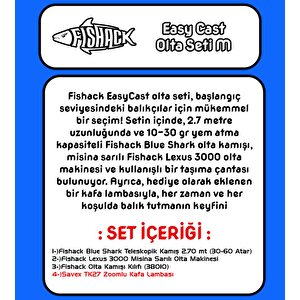 Fishack Easycast Kıyı Olta Seti M - 2.70mt/30-60gr