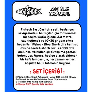 Fishack Easycast Kıyı Olta Seti L - 3.00mt/30-60gr