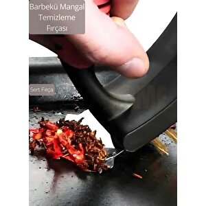 Barbekü Mangal Temizleme Fırçası Izgara Kazıyıcı Süngerli Sert Fırça