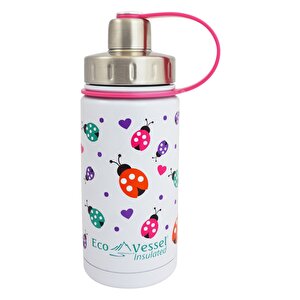 Eco Vessel Twist Triple Insulated Bottle With Screw Termos 0.40 Litre-pembe