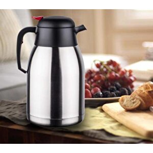 Çelik Çay Termosu Piknik Ve Kamp Termosu 2 Litre