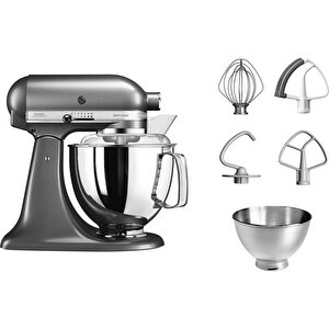 Kitchenaid 5ksm175psems Arti̇san 4.8 Lt Mutfak Şefi̇ - Medalli̇on Si̇lver