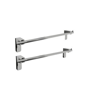 Krom Lux 2 Li̇ Set Banyo Uzun Havluluk Krom