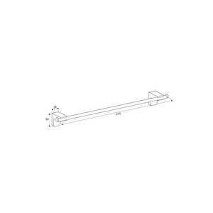 Krom Lux 2 Li̇ Set Banyo Uzun Havluluk