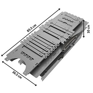 ® Forgeout Pro™ Sobalı Ve Izgaralı Taşınabilir Çantalı Katlanabilir 3mm Çelik Outdoor Mutfak Tezgahı
