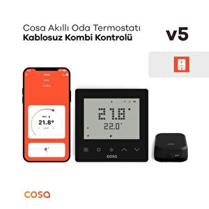 Oda Termostatı Kablosuz Kombi Kontrolü V5