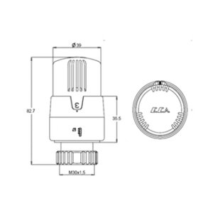 Eca Trv4 Termostati̇k Vana Kafa Grubu 602120754