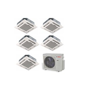 Bosch Multi Kaset Tipi İnverter Klima 42000 Btu 1 Dış + 5 İç Ünite 9000 + 9000 + 12000 + 12000 + 12000 Btu