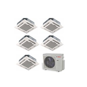 Multi Kaset Tipi İnverter Klima 42000 Btu 1 Dış + 5 İç Ünite 9000 + 9000 +9000 + 9000 + 18000 Btu