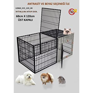 60cm X 120cm Yükseklik 60cm Üstü Kapalı Köpek Kafesi, Kedi, Tavşan, Çit, Kafes