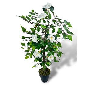 Yapay Ağaç Beyaz Nilüfer Ağacı 90cm