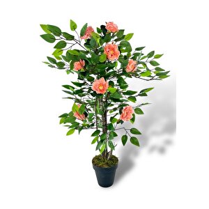 Yapay Ağaç Somon Nilüfer Ağacı 90cm