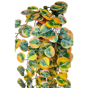Yapay Çiçek Sarkan Lüx Okaliptus Sonbahar Rengi Yapay Sarmaşık 60*25cm