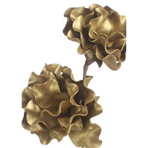 Yapay Çiçek Latex Çiçek Köpük Çiçek Siyam Gülü Gold