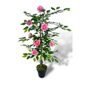 Yapay Ağaç Pembe Nilüfer Ağacı 90cm