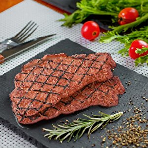 Yapay Et 2 Adet Kızarmış Antrikot Silikon Gerçeksi Doku