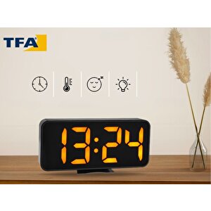 60.2027.01 Alarmlı Dijital Saat Termometre