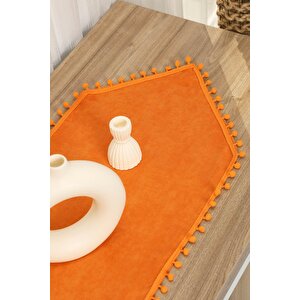 Ponponlu Runner 90x30,r-20k Turuncu