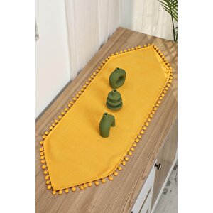 Ponponlu Runner 90x30,r-20k Sarı