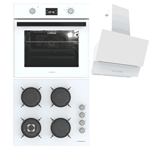 Ankastre Set (bo O6555c W + Bh P6194c W + Argemon Ww60)