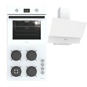 Ankastre Set (bo O6555c W + Bh P6194c W + Ch C6532c Ww)