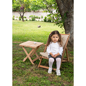 Katlanabilir Çocuk Plaj Ve Kamp Sandalyesi 32 Cm