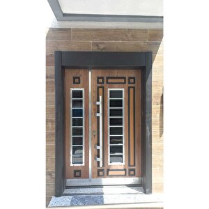Kabartmalı Model Bina Giriş Kapısı Apartman Kapısı Sağ Açılım