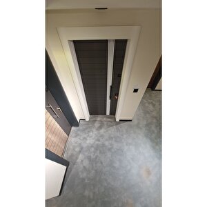 Çelik Kapı Antrasit Düz Model Çelik Kapı,tırnaklı Çelik Kapı, Çelik Kapı Sol Açılım