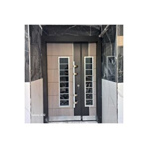 Çelik Kapı, Düz Model Bina Giriş Kapısı Apartman Kapısı Sağ Açılım