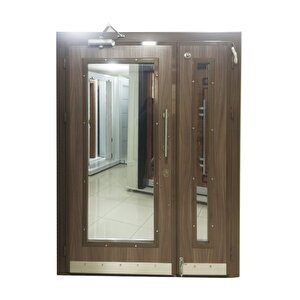 Çelik Kapı Fiyatları Eskitme Model Apartman Giriş Kapısı, Dış Mekan Çelik Kapı Sağ Açılım