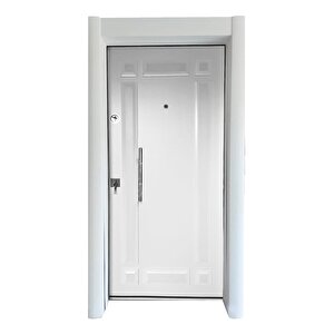 Sac Kasa, Tırnaklı Çelik Kapı, Daire Kapısı, Çelik Kapı, Ahşap Desenli Çelik Kapı Sol Açılım