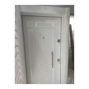 Sac Kasa, Tırnaklı Çelik Kapı, Daire Kapısı, Çelik Kapı, Ahşap Desenli Çelik Kapı Sol Açılım