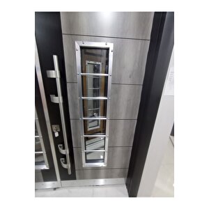 Çelik Kapı, Düz Model Bina Giriş Kapısı Apartman Kapısı Sol Açılım