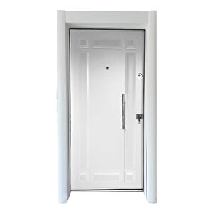 Sac Kasa, Tırnaklı Çelik Kapı, Daire Kapısı, Çelik Kapı, Ahşap Desenli Çelik Kapı Sağ Açılım