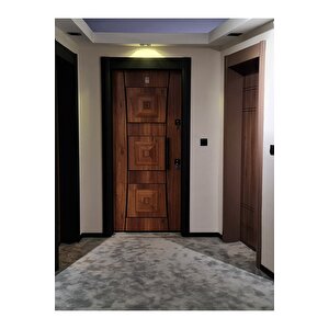 Çelik Kapı, Kabartmalı Model Daire Kapısı, Tırnaklı Çelik Kapı Sol Açılım
