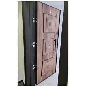 Çelik Kapı, Kabartmalı Model Daire Kapısı, Tırnaklı Çelik Kapı Sol Açılım